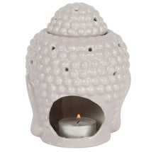Load image into Gallery viewer, White OR Grey Buddha Head Burner
