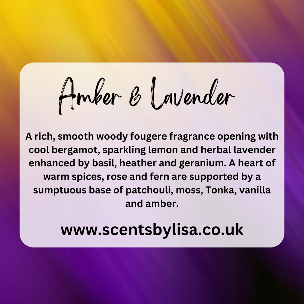 Scent of the Week- Amber & Lavender